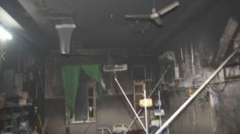 The blaze erupted at around 1 am in an air-conditioner of the Intensive Care Unit (ICU) of the gynaecology department of the Kamla Raja Hospital,
