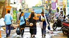 Govandi football coaching class, women football coaching class, women football, International Women Day, Mumbai news, Maharashtra news, Indian express, current affairs