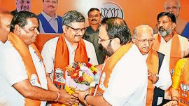 Gujarat BJP, RSS, Rashtriya Swayamsevak Sangh (RSS), Binaben Kothari, BJP Mahila Morcha, Mahila Morcha, Spotlight on OBC leaders, Ahmedabad news, Gujarat news, India news, Indian express, current affairs