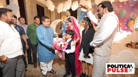 Nagaur MP Hanuman Beniwal’s son's birthday, indian express