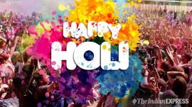 Share the wishes and greetings for Holi, the Festival of Colours, with your friends and family.