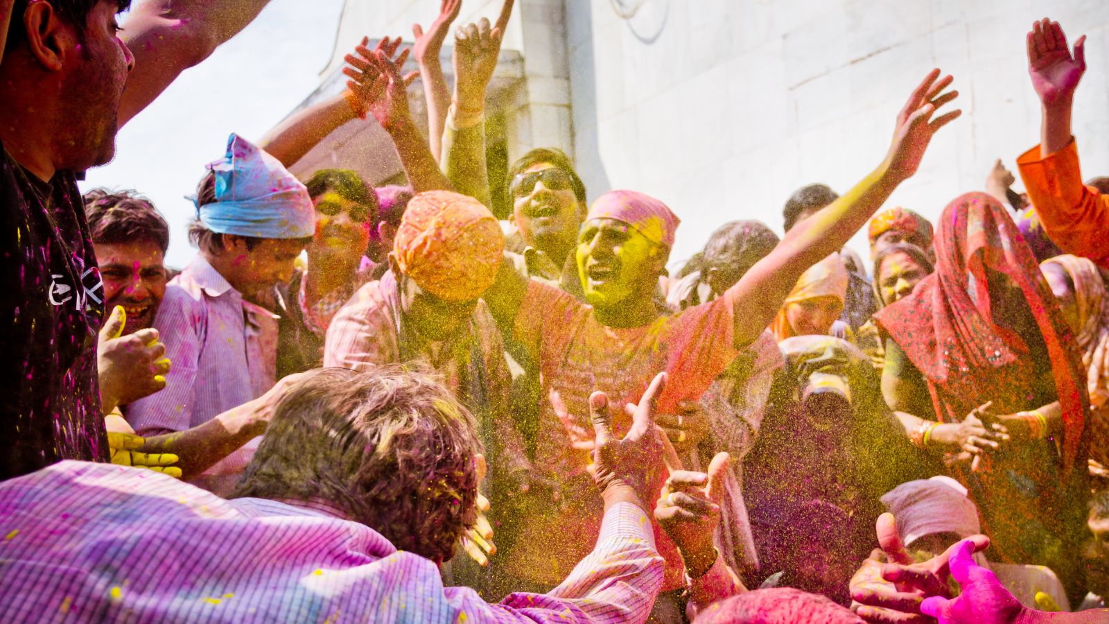 holi festival india photos