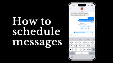 Here's how to schedule mesages using Google Messages and the iMessage app.