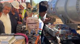 With the addition of another 40 metres it would become the world's longest hyperloop infrastructure. (Screenshot: Instagram/@ashwini.vaishnaw)