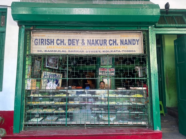 The only branch on Ramdulal Sarkar Street (Express photo by Nikita Mohta)