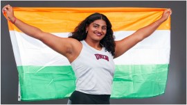 Krishna Jayasankar, 22, is a shot put athlete. (Special arrangement)