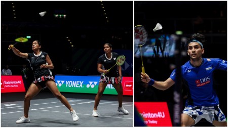 Lakshya Sen, Gayatri Gopichand and Treesa Jolly in action: BWF / Badminton Photo