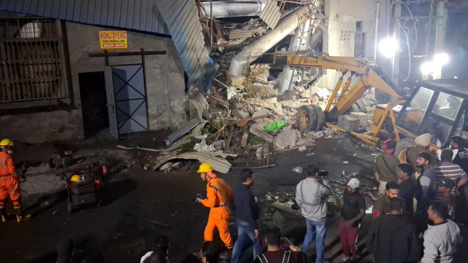 Ludhiana textile factory collapse