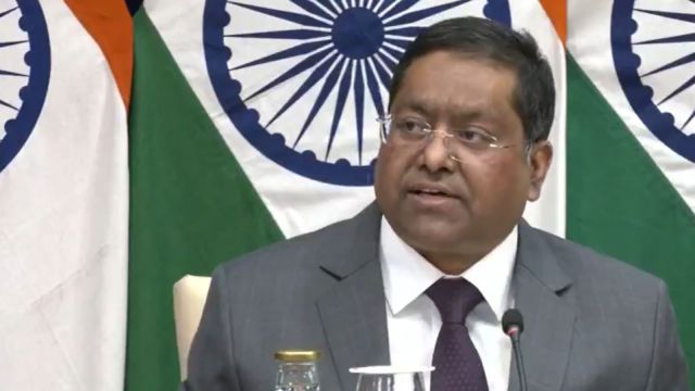 MEA Randhir Jaiswal India Trump tariff