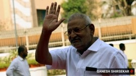 Agriculture Minister Manikrao Kokate arrives for the Budget session of the state Assembly, at Vidhan Bhavan in Mumbai