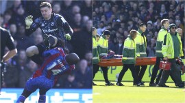 Jean-Philippe Mateta injured horror tackle