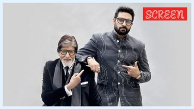 Amitabh Bachchan agrees Abhishek Bachchan is an unnecessary "victim of nepotism."