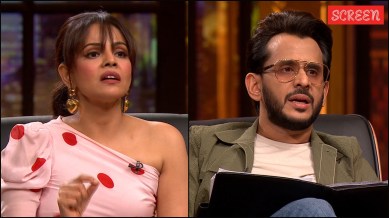Namita Thapar and Aman Gupta on Shark tank India