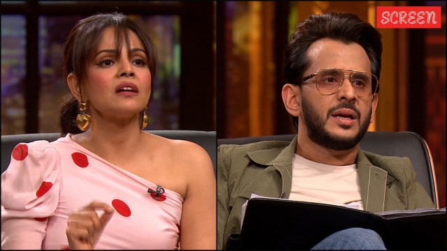 Namita Thapar and Aman Gupta on Shark tank India