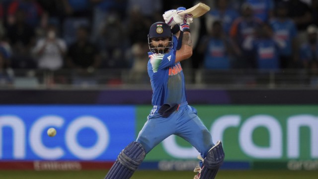 Virat Kohli will play his 300th ODI on Sunday in the Champions Trophy. (AP)