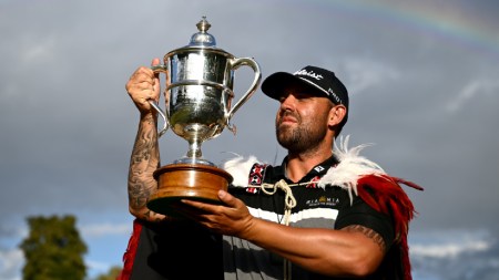 A young prodigy in Australian junior golf along with Smith, Ryan Peake became a member of the biker gang in his teens. (X/PGA of Australia)