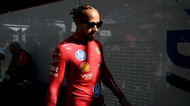 Lewis Hamilton said he was still getting to grips with Ferrari and car. (Reuters)