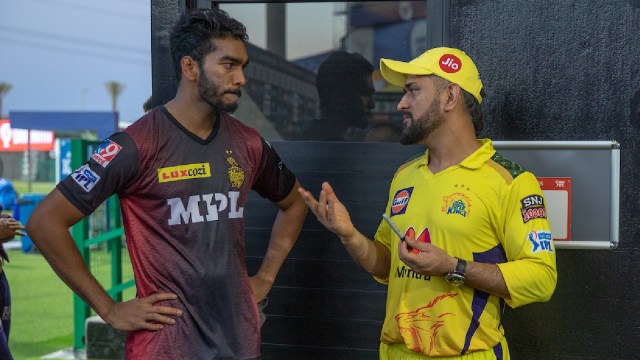 Stunned by MS Dhoni's plan to get him out, KKR all-rounder Venkatesh Iyer approached him to understand the tactic during an IPL 2023 match. (BCCI)