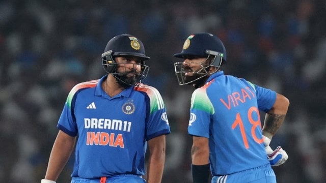 Finch says Rohit Sharma realises that Virat Kohli's got his back to continue his charged attack in the ODI Powerplays. (Reuters)