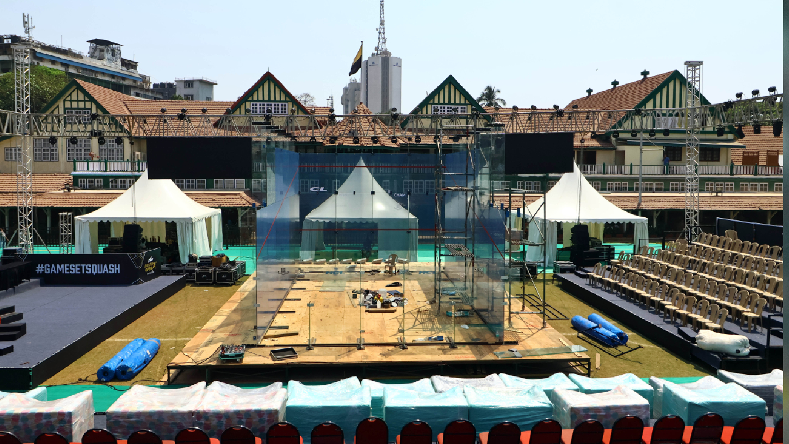 Squash razzmatazz hits India: Final rounds of prestigious tournament to be held in transparent glass cubicle at Bombay Gymkhana | Sport-others News Squash razzmatazz hits India: Final rounds of prestigious tournament to be held in transparent glass cubicle at Bombay Gymkhana | Sport-others News