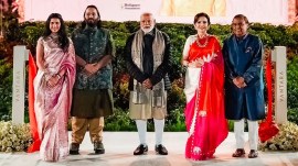 Ambani family at Vantara's inaugration