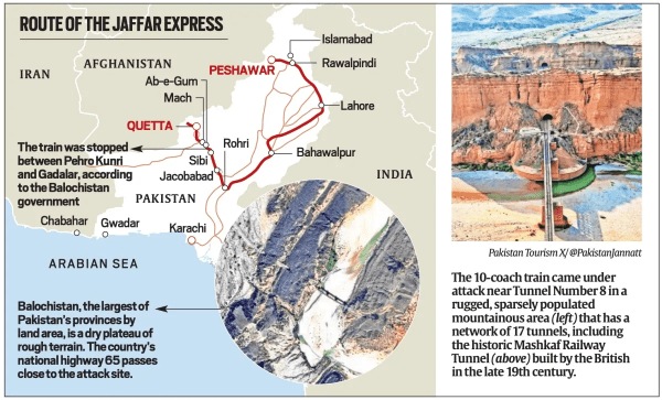 upsc, current affairs, pakistan, places in news