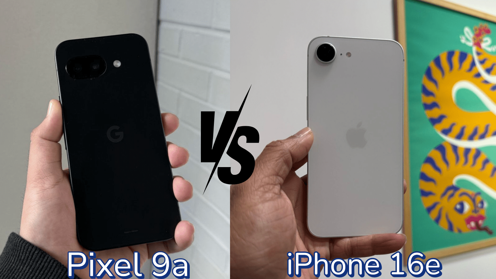 The Pixel 9a and the iPhone 16e are Apple and Google's newest budget phones.