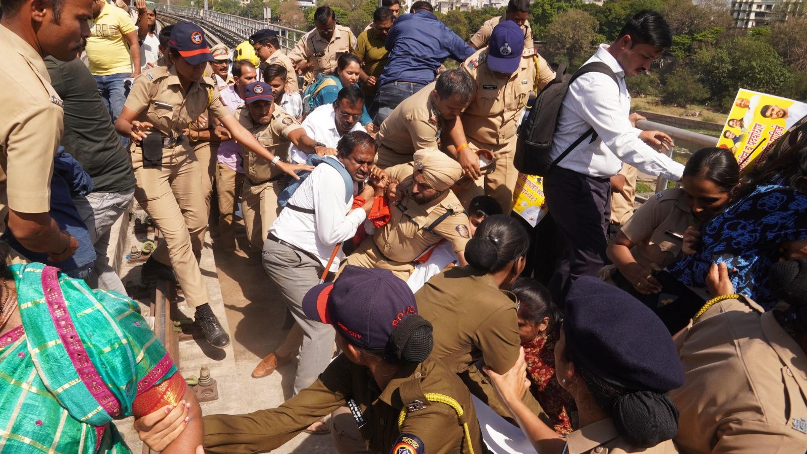 Pune metro protests
