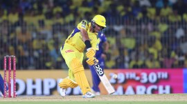 Rachin_bc01f7 Chennai Super Kings' Rachin Ravindra in action against Mumbai Indians during IPL 2025. (Sportzpics for IPL)