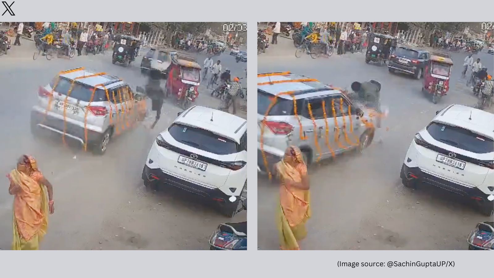 Watch: SUV in Uttar Pradesh rams into bikers, tosses them 15 feet away ...