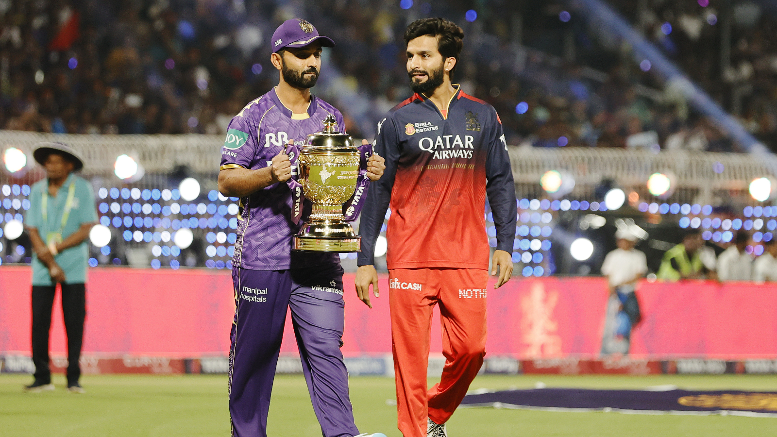 Rahane on Eden Gardens strip Rahane on Eden Gardens strip