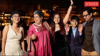 Reena Dutta, Kiran Rao, and Aamir Khan
