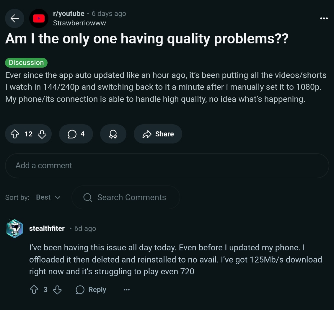 It looks like the issue surfaced a week ago.