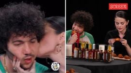 Selena Gomez and Benny Blanco hit their spicy limit on Hot Ones