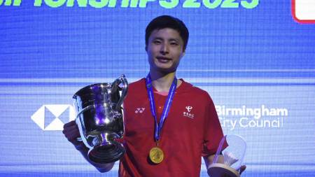 Shi Yuqi China badminton