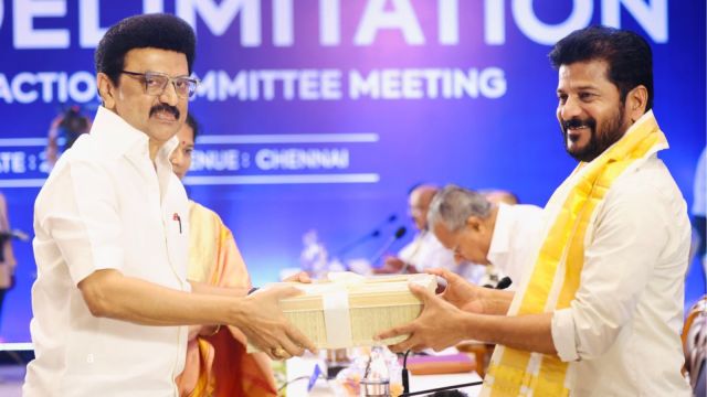 MK Stalin, Revanth Reddy, delimitation meeting
