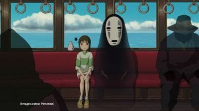 A still from Studio Ghibli's "Spirited Away" (Image source: Pinterest)
