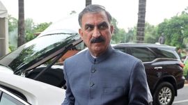 Sukhu said "Our sole aim is to promote the rural economy through natural farming. That is why we launched MSPs last year (budget) and increased them this year". (Express Archive/Prem Nath Pandey)