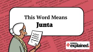 This Word Means: Junta