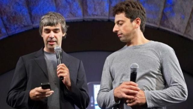 Google founders Larry Page (left) and Sergey Brin.