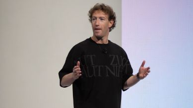 Mark Zuckerberg speaks at the Meta Connect 2024 conference in Menlo Park, Calif., on Sept. 25, 2024. (Photo: Jim Wilson/The New York Times)