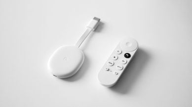 The Google Chromecast with Google TV.