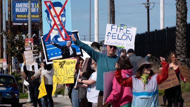 Tesla Musk Protest fbi