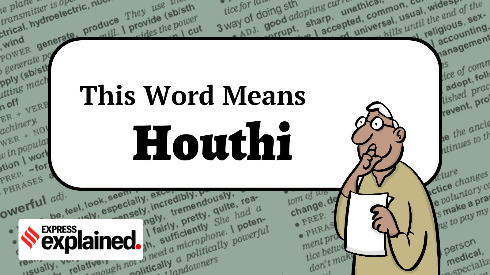 This Word Means: Houthi