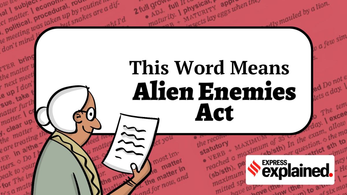 enemy aliens, Alien enemies act meaning explained