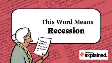 Every day, 500 words on a word (or expression) that has appeared in The Indian Express. recession