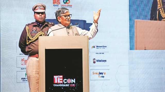 chandigarh news, TiECO, UT Administrator Gulab Chand Kataria, indian express