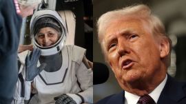 US President Donald Trump Sunita Williams