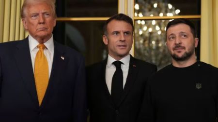 Trump Zelenskyy Macron