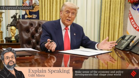 US President Donald Trump speaks in the Oval Office at the White House in Washington, D.C., U.S. March 6, 2025.